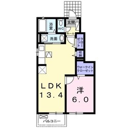 ボンヌ・シャンスⅠの物件間取画像